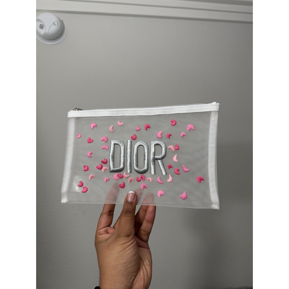 DIOR Beauty Hearts Mesh Pouch